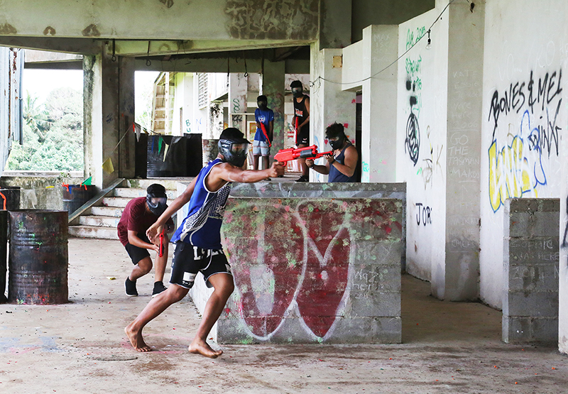 Kuki Lasertag : Rarotonga : New Zealand : Business News Photos : Richard Moore : Photographer